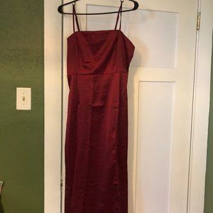 NWT Forever 21 red satin dress